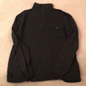 Men’s Dark Gray/Black Perry Ellis Sweater Medium